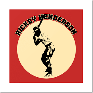 Rickey henderson t-shirt Posters and Art